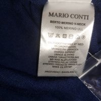 Mario Conti Berto merino V neck (XL) мъжки пуловер 100% Merino Wool , снимка 7 - Пуловери - 42544556