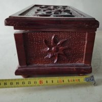 стара дървена кутия , снимка 3 - Антикварни и старинни предмети - 42699298