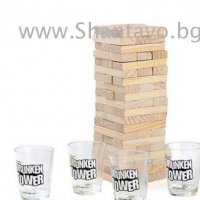 Забавна игра "Дървена кула за надпиване" - Дженга, снимка 4 - Настолни игри - 38002923