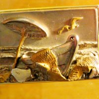 картина, Сребърна картина - на морския Бряг  - 3D с маркировка за сребро 800 - за ценител, снимка 1 - Картини - 36906607