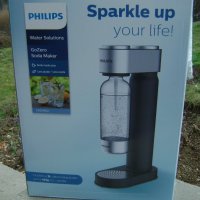 Машина за сода - Philips Sparkle up your life! 1л капацитет , Черно и сиво, снимка 5 - Кухненски роботи - 32148574