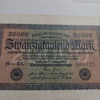 Райх банкнота - Германия - 20 000марки / 1923 година - 17980, снимка 2 - Нумизматика и бонистика - 31029673