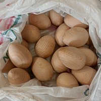 Дървени яйца на бяла заготовка., снимка 7 - Други - 37963297