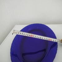 Стара синя чиния-елипса, снимка 3 - Чинии - 34909813