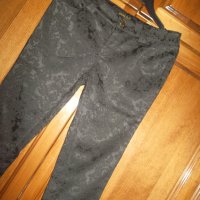 Черен дамски панталон с флорални мотиви, снимка 10 - Спортни екипи - 30622955