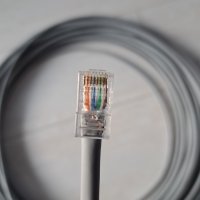 Фтп кабел с нестандартни размери готов за употреба.Цена на метър 1лев.Със сложени букси., снимка 1 - Кабели и адаптери - 40315196