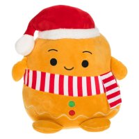 Коледна плюшена играчка-възглавничка, Коледна бисквитка, 30см, снимка 1 - Плюшени играчки - 42792650