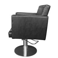 Изчистен дизайн фризьорски стол M404 - Черен - Нов!, снимка 3 - Фризьорски столове - 37259657