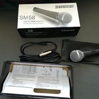shure sm58-микрофон комплект 0805220827, снимка 1 - Микрофони - 36689107