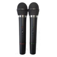 Система за караоке с два безжични микрофона + приемник WVNGR C-05,Черен, снимка 2 - Караоке - 33762831