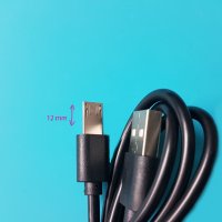 Micro USB кабел 12 мм  BV6100, A60, BV4000, BV5800, Pro BV6000, BV6000s, снимка 1 - USB кабели - 38721745