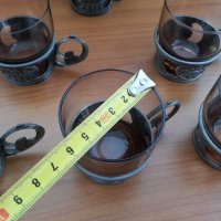Руски метални стакани  подстакани , снимка 10 - Антикварни и старинни предмети - 30467496