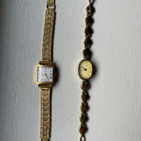 Руски часовник позлатен  Луч, снимка 3 - Антикварни и старинни предмети - 37089966