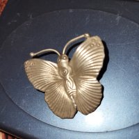 Медальон пеперуда проба 295, снимка 1 - Колиета, медальони, синджири - 38271527