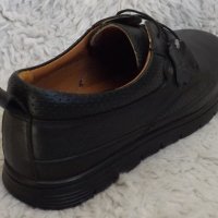Обувки, естествена кожа, черни, код 541/ББ1/69, снимка 6 - Спортно елегантни обувки - 42539214