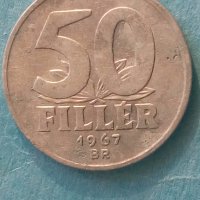 50 Филлер 1967г. Унгария, снимка 1 - Нумизматика и бонистика - 42779233