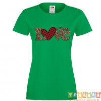 Дамска тениска Свети Валентин Love Gnome Valentine's 8, снимка 3 - Тениски - 35551929