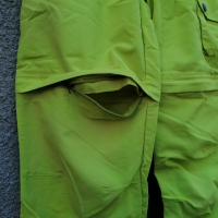 Продавам нови дамски летни бързосъхнещи панталони с откачане на крачолите с коланче цвят електрик , снимка 7 - Панталони - 36454535