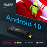 Гаранция 1г Android TV Box X96 S400 Stick Android 10, снимка 13 - Плейъри, домашно кино, прожектори - 29628539