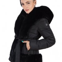 Зимно дамско палто с качулка – 4115, снимка 11 - Якета - 38269497