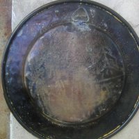 Метална чиния за стена сувенир от Тунис, снимка 3 - Други ценни предмети - 36985508