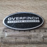 Емблема лого Рейндж Роувър Оувърфинч Range Rover Overfinch, снимка 2 - Аксесоари и консумативи - 35459656