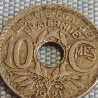 Три монети 10 сантима 1921г. Франция / 1 гулдена 1973г. / 5 цента 1963г. Недерландия 31817, снимка 2 - Нумизматика и бонистика - 44524697