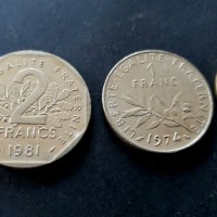 Монети. Франция.Френски франк . , снимка 2 - Нумизматика и бонистика - 35451215
