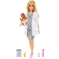 BARBIE CAREERS Кукла Barbie® Педиатър GVK03, снимка 2 - Кукли - 40678619