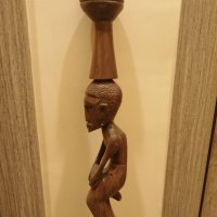 Абаносов бастун с африкански мотив, снимка 5 - Други ценни предмети - 35188866