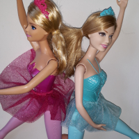 Комплект прекрасни балеринки оригинални кукли Барби на мател , снимка 1 - Кукли - 36516020