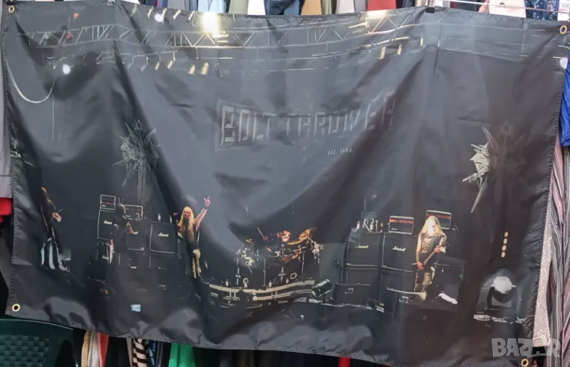 BOLT THROWER on stage-Интериорен транспарант(тип знаме ), снимка 1