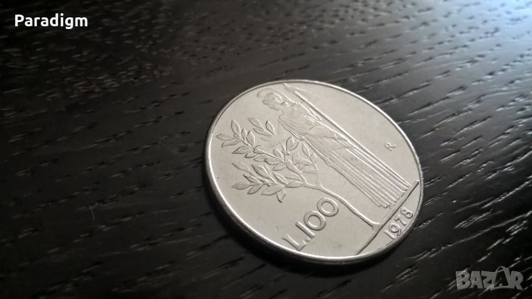 Монета - Италия - 100 лири | 1978г., снимка 1
