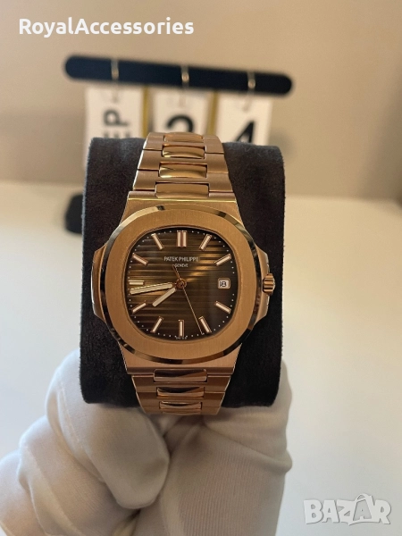 Patek Philippe nautilus chocolate dial, снимка 1