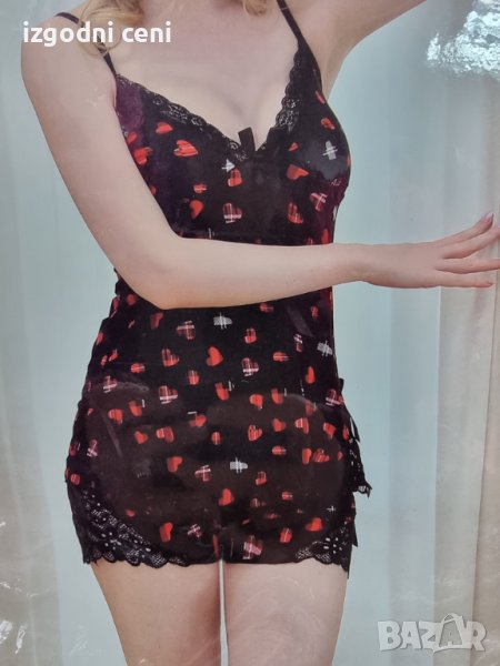 Красива пижама потник с боксерки - модел 6, снимка 1