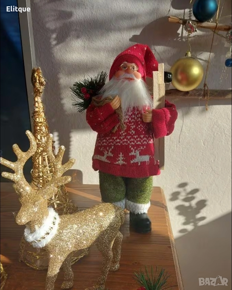 Празнична фигура Дядо Коледа – Идеална украса за дома и подарък, снимка 1