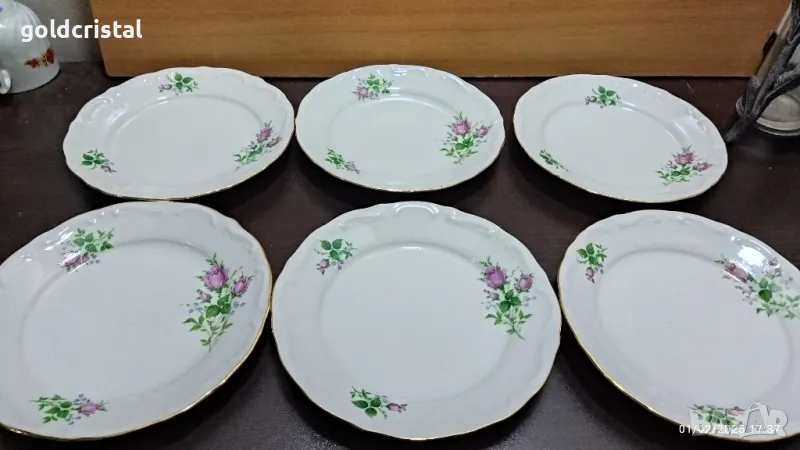 стар български порцелан Изида чинии , снимка 1