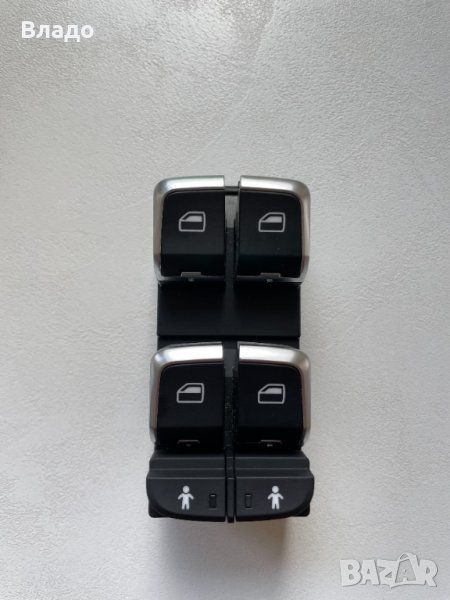 Предни хромирани бутони за стъкла Ауди Audi A3 8V 2014-2018, снимка 1
