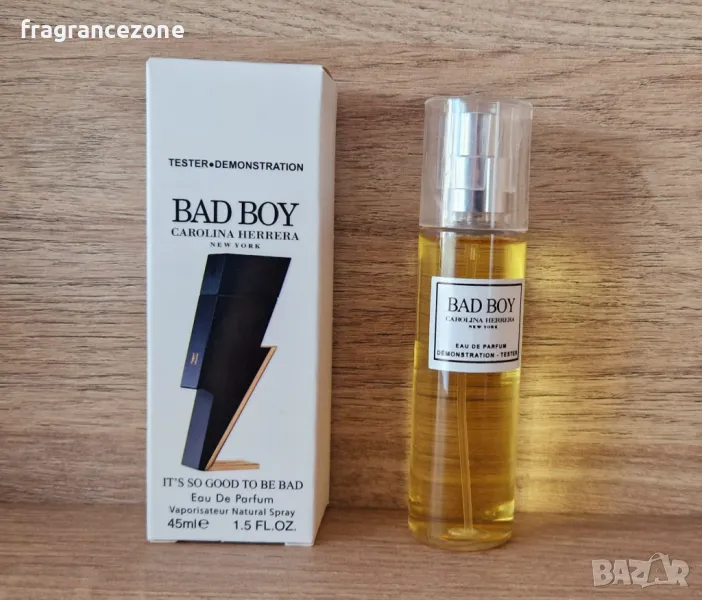 Carolina Herrera Bad Boy 45 ml - ТЕСТЕР за мъже, снимка 1