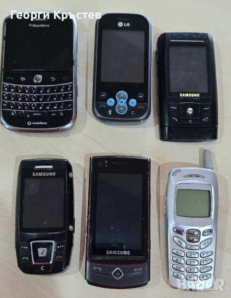 BlackBerry 9000, LG KS360, Samsung D820, Е390, N620 и S8300 - за ремонт или части, снимка 1