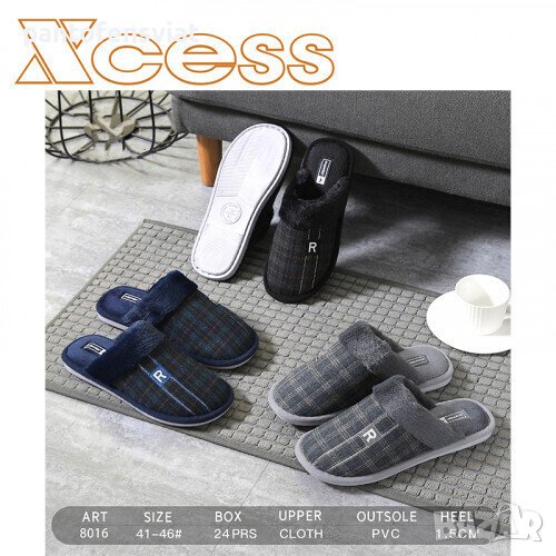 Мъжки домашни чехли 41/46, снимка 1