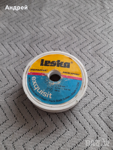 Старо риболовно влакно Germina Leska #3, снимка 1