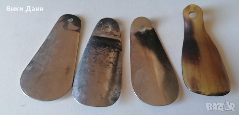 лот ретро метал рог обувалки, снимка 1