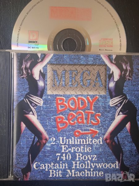  Mega Body Beats - оригинален диск компилация House, Eurodance, снимка 1