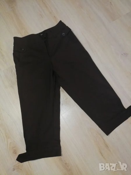 Дамски панталон със 7/8 дължина - H&M - кафяв, снимка 1