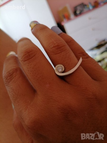 Уникален сребърен пръстен - модел R097, снимка 1