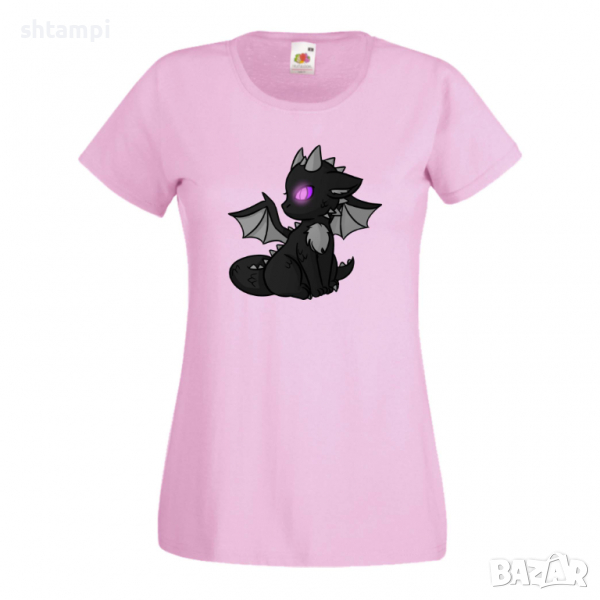 Дамска тениска Ender Dragon 1 майнкрафт Minecraft,Игра,Забавление,подарък,Изненада,Рожден Ден., снимка 1