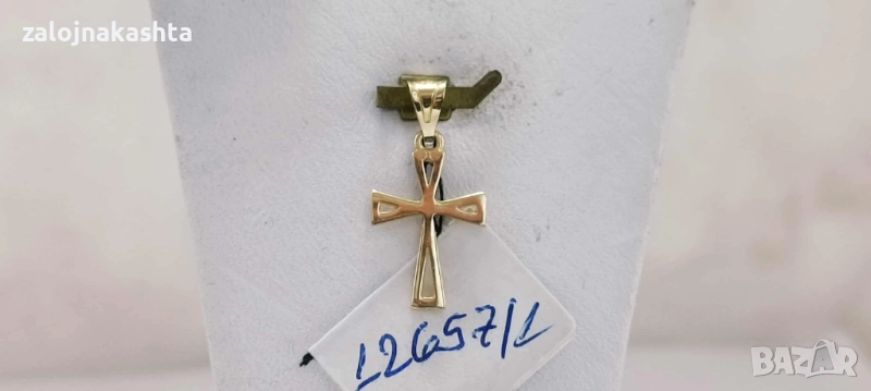 Нов Златен кръст-0,80гр/14кр, снимка 1