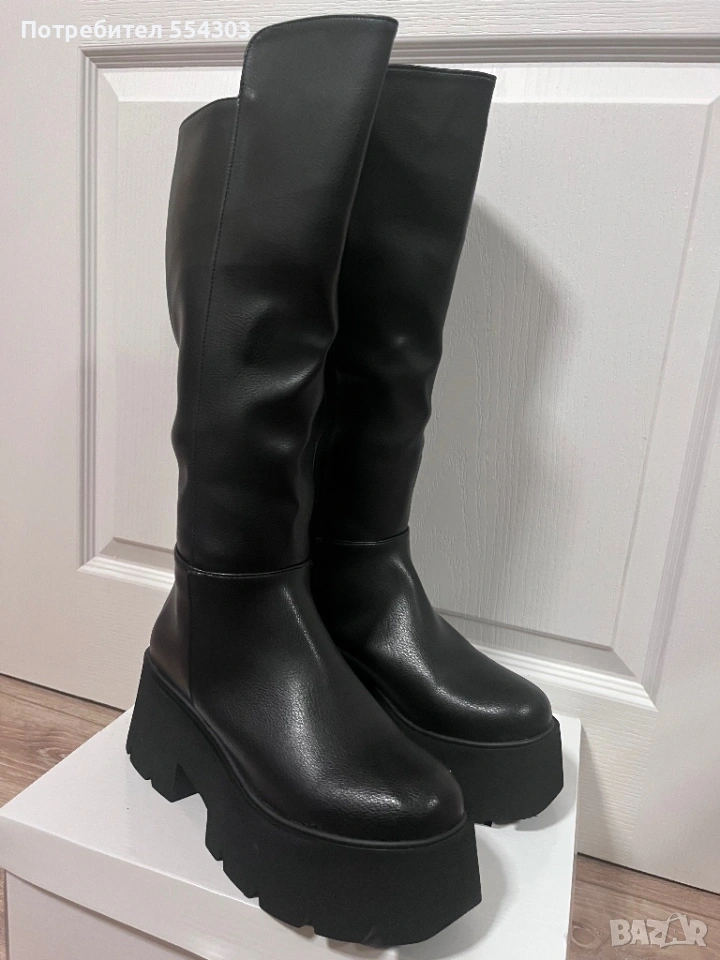 Дамски високи ботуши, снимка 1