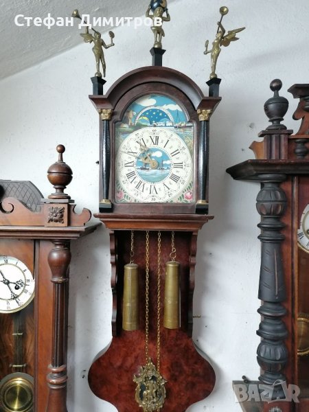 Голям работещ механичен Фризийски часовник , снимка 1